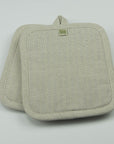 Kitchen Pot Holders - Solid Heather - Set of 2
