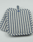 Kitchen Pot Holders - Ticking Stripe - Set of 2