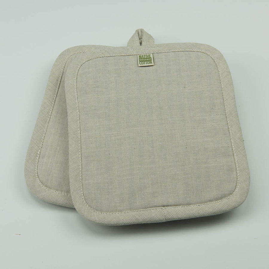 Kitchen Pot Holders - Solid Heather - Set of 2