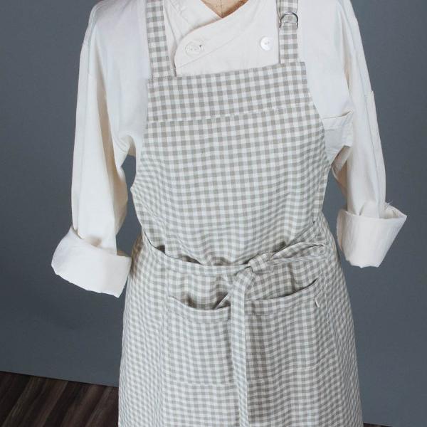 Mother and Son Navy Gingham Apron Set Mother and Son Navy Gingham Apron Set
